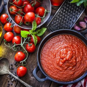 Tomates et sauces
