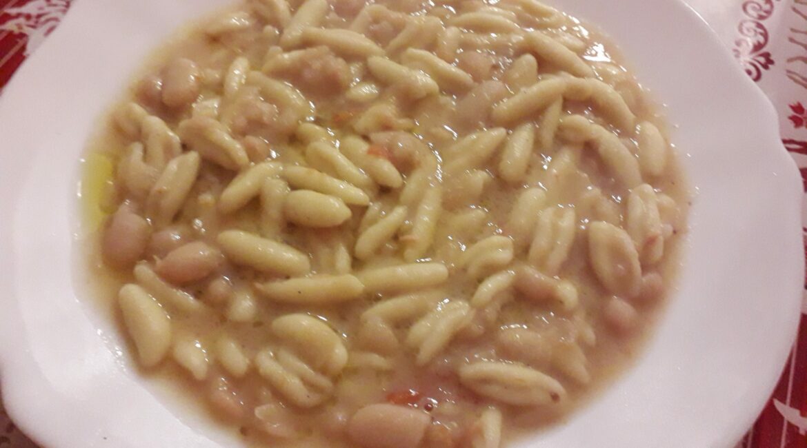 Ricette tipiche del Cilento cavatelli e fagioli