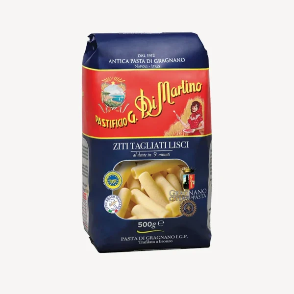 Distributore all’ingrosso Ziti lisci tagliati 130 Di Martino 500 grammi