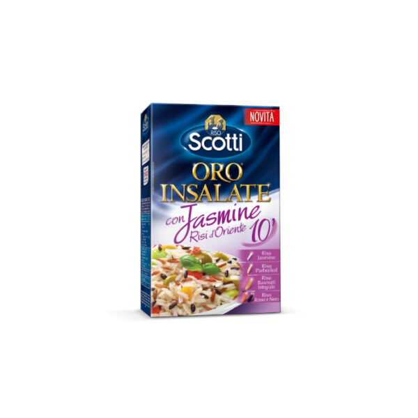 Distributore all’ingrosso riso Scotti Oro insalate Jasmine risi d’Oriente