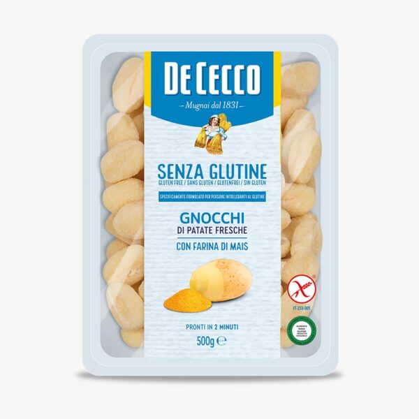 Distributore all’ingrosso grossista Gnocchi di patate fresche senza glutine De Cecco