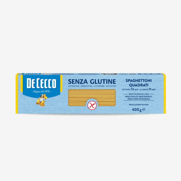 Distributore all’ingrosso grossista Spaghettoni quadrati 413 senza glutine De Cecco